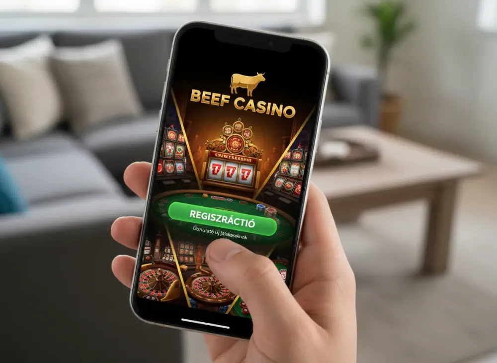 Beef casino regisztráció útmutató fióknyitáshoz